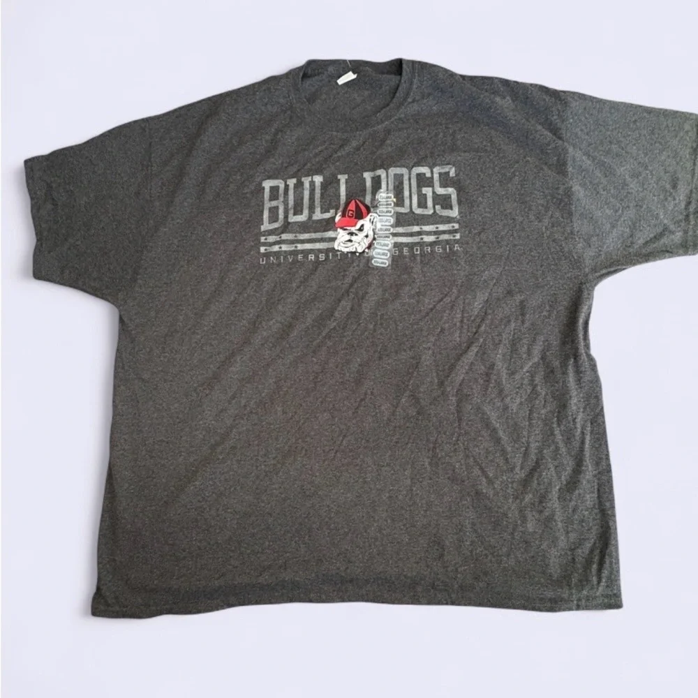 Georgia Bulldogs Men’s Heather Gray T-Shirt | XXXL | NCAA University of Georgia